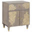 50cm W Solid Wood Bedside Table