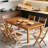 Large Kitchen Table,Dining Table,Rustic Chating Table,Coffee Table