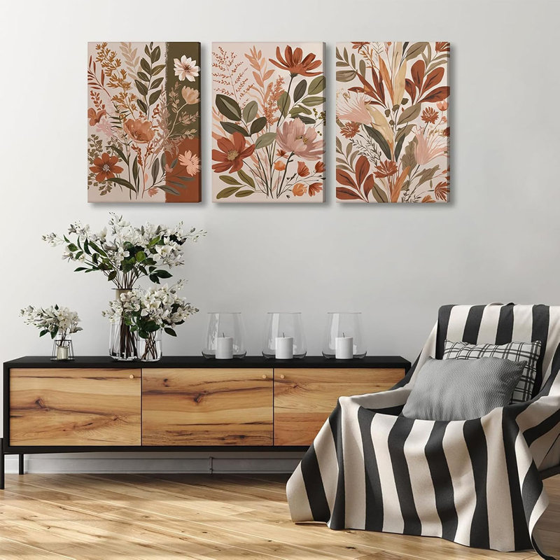 3 Piece Wrapped Canvas Print