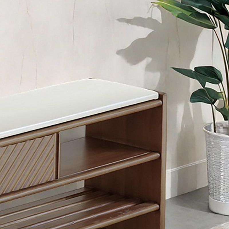 Banc de rangement pour chaussures 35,4 po