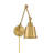Lila 1-Light Adjustable Wall Sconce in Brass-2106725103