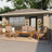 Carboni 4-Piece Solid Teak Outdoor Seating Set with Cushions