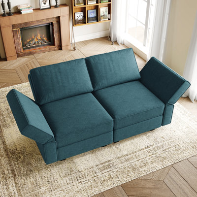 Upholstered Loveseat With Storage