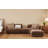 Mocha Cloud 125'' Sectional Sofa With Ottoman