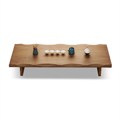Table basse en bois de pin naturel