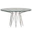 Axel Round Glass Dining Table