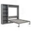 Lit escamotable mural avec tablettes Murphy