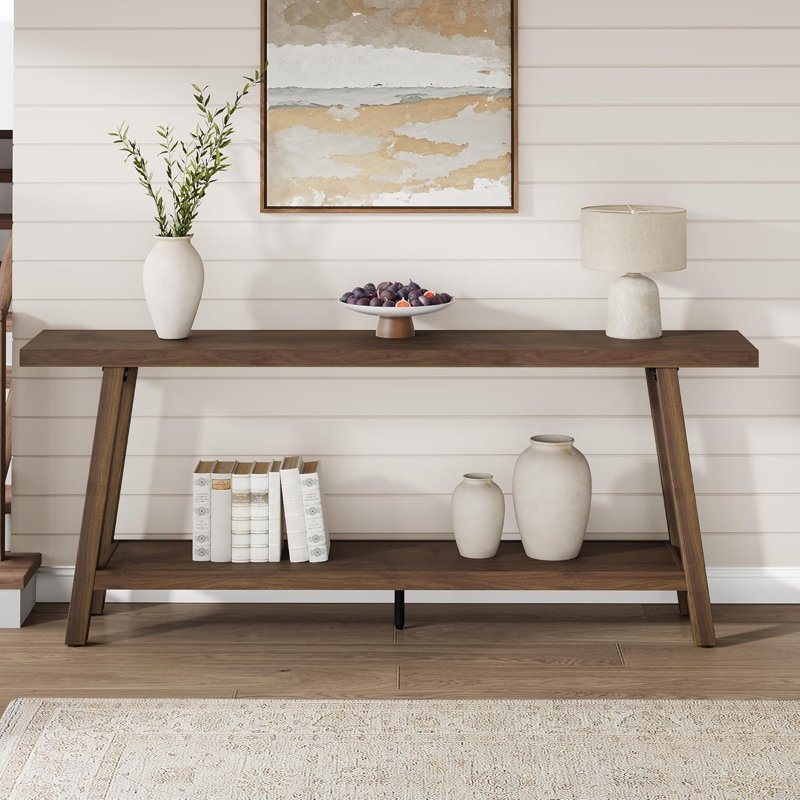 70.87" Long Console Tables, Brown