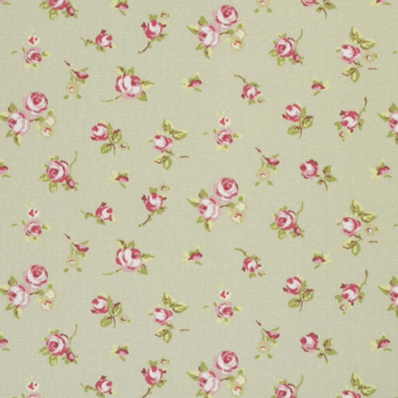 Vintage Classics Rosebud-Sage Fabric