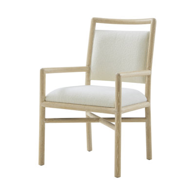 Montauk 19.5'' H Fabric Upholstered Oak Armchair