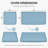 Cartert 3Pcs Outdoor Cushion Cover Set And Patio Seat Cushion Covers, Only Covers-1443181169