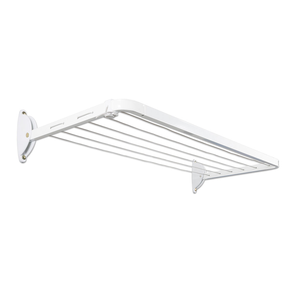 Daytek Indoor Fold Down WallMounted Drying Rack & Reviews Wayfair