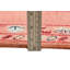 Tapis oriental tribal moderne à motif floral 4 x 6 de conception unique Coral