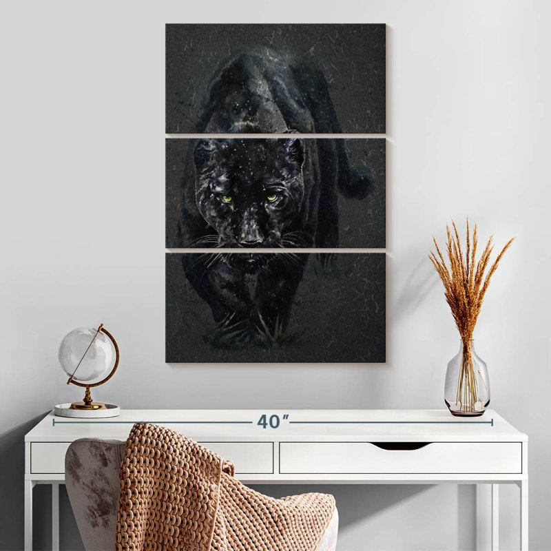 Brampt Black Panther, 32" H x 20" W