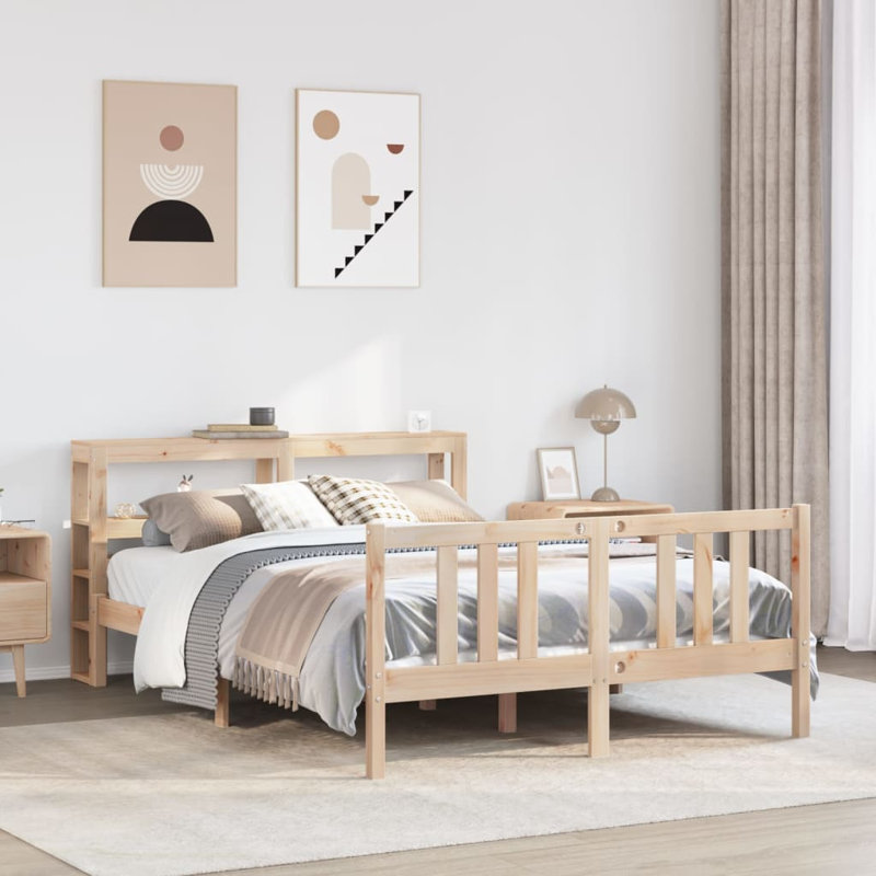Storage Bed, Brown, Kingsize (5')