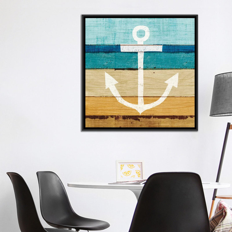 Anchor I by Michael Mullan - Gallery-Wrapped Canvas Giclée, 18" H x 18" W x 1.5" D, Black Framed Canvas, No Matte