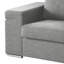 Fauteuil tissé, gris, 24 po Hauteur de l'emballage, cadre en bois franc gris attrayant, hauteur de 24 po