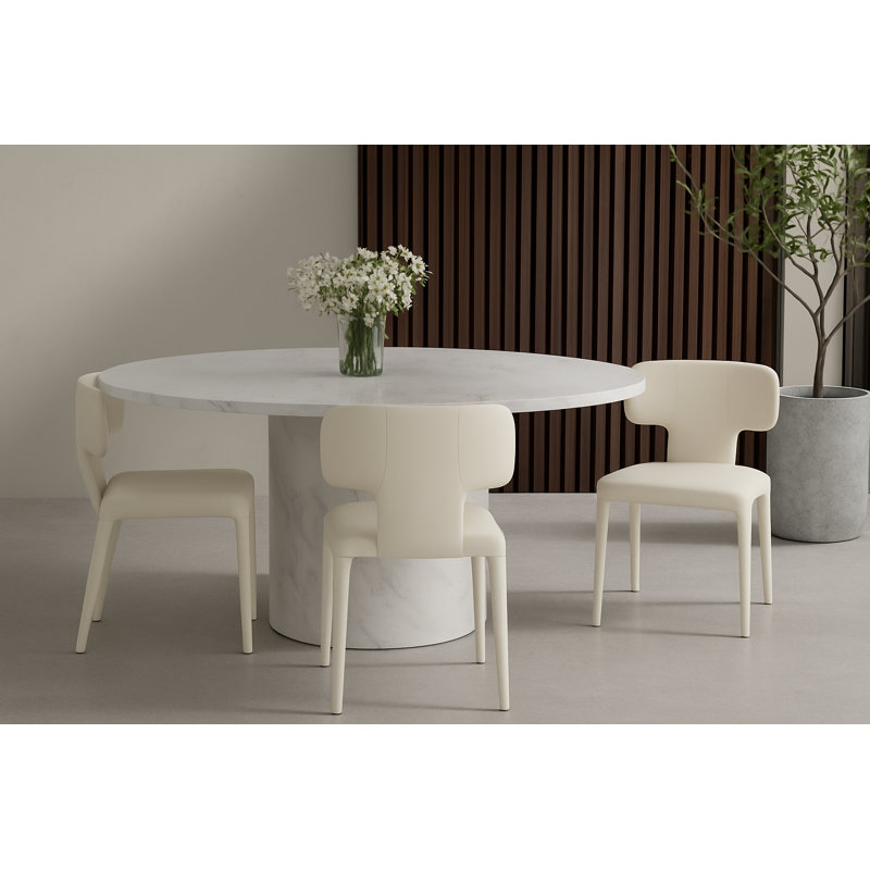 Chaise empilable en T, ensemble de 4