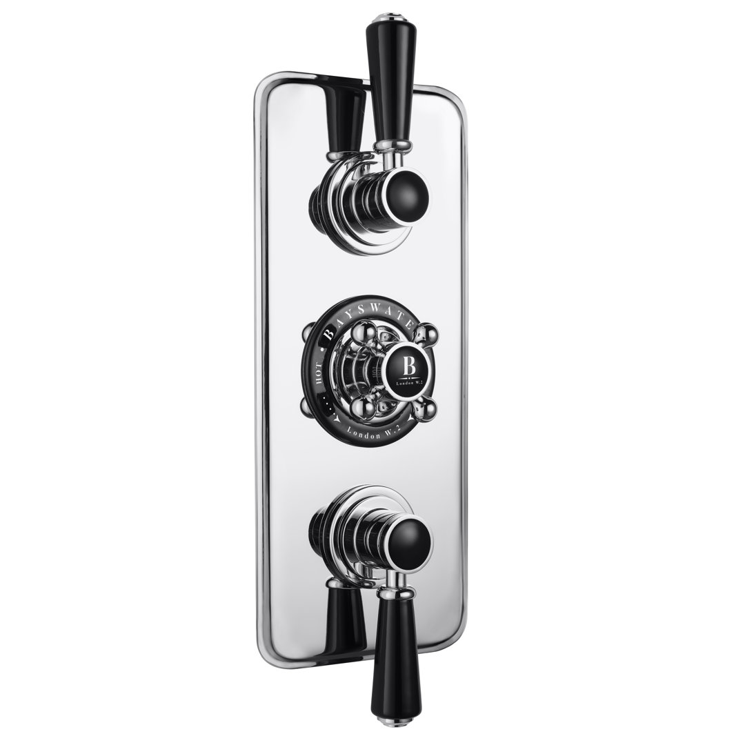 Triple Concealed Thermostatic Shower Valve
