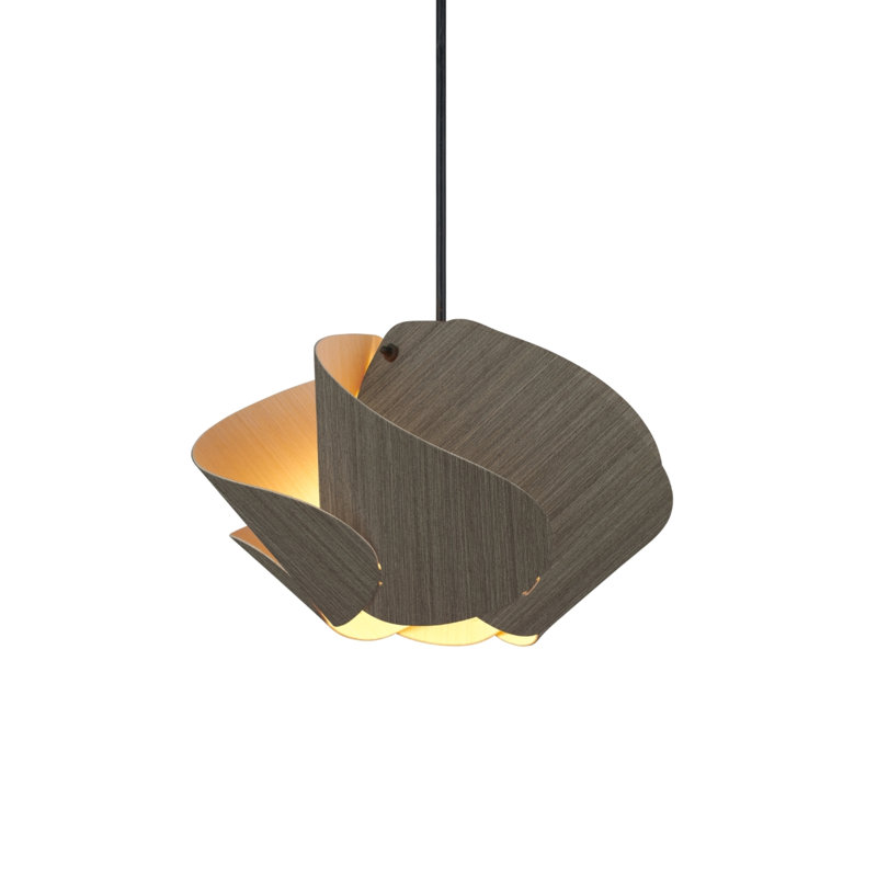 Luminaire suspendu Matilda 30, Chêne gris