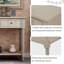 Console Daisy Series avec deux tiroirs et une tablette inférieure (gris rétro)-129705062-129705058