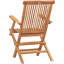 California Outdoor Teak Dining Armchair