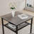 Bar Table, Equipped With 2 Bar Dining Stools, With Backrest And Partition