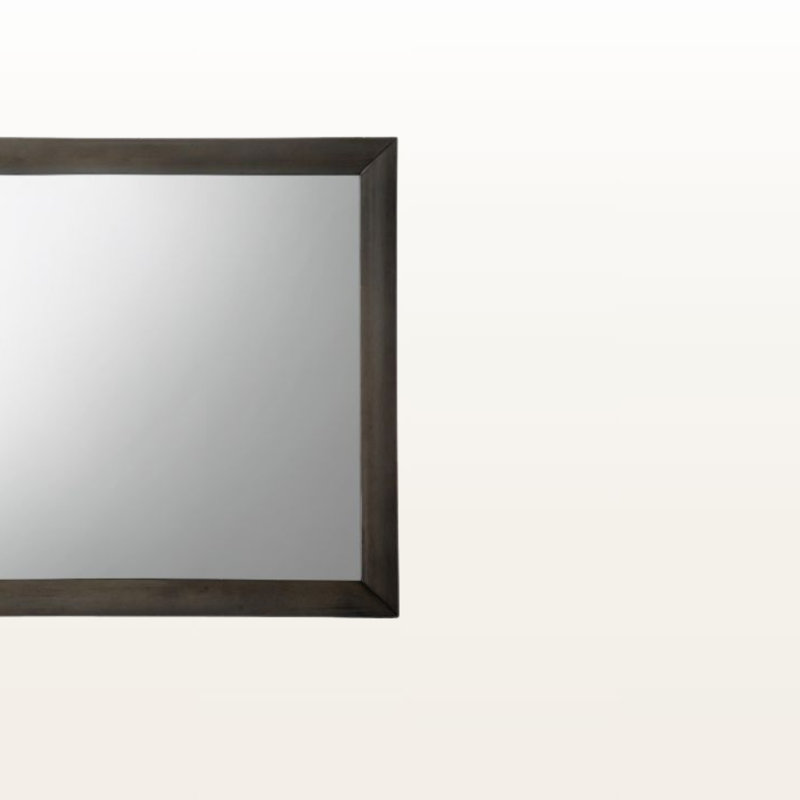 Huddersfield Mirror in Grey Oak
