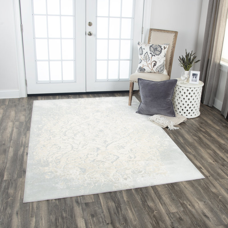 Carey Floral Indoor Rug, Rectangle 5'3" x 7'6"