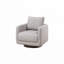 Fauteuil d'appoint pivotant en tissu Boucle-207165184