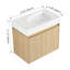 Meuble-lavabo mural avec lavabo et 2 portes-1355671827