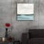 Art mural en verre Highland Dunes «Tranquil Silver Sea 1» par Chris Paschke-670813716