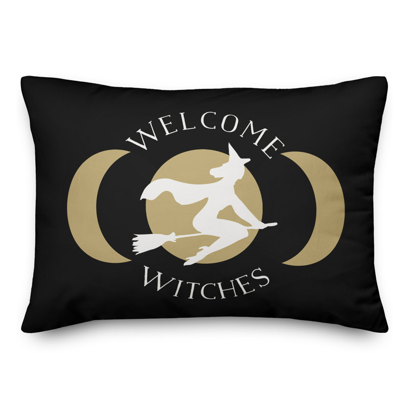  Welcome Witches Rectangular Pillow Cover & Insert