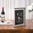 Wood Tabletop Chalkboard Sign Stand