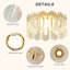 30cm LED Crystal Flush Mount