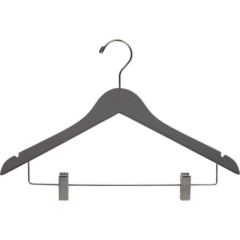 Wraxall Wood Non-Slip Hangers With Clips