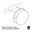 Cirko Metal Flat Mirror with Shelves