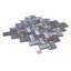 Feuille de mosaïque en porcelaine Splendor l 11,81 po x L 11,81 po
