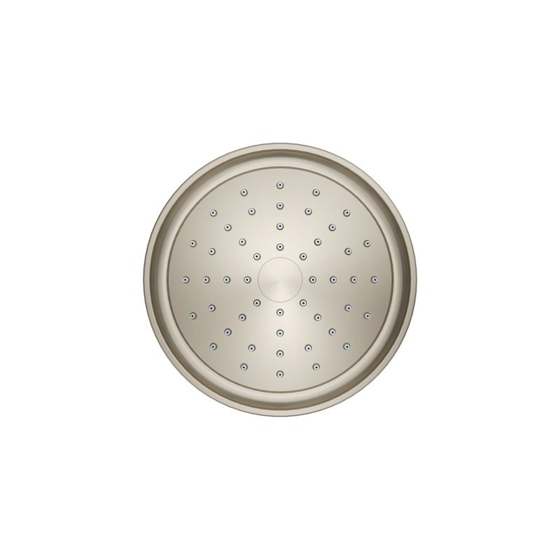Purist 2.5 GPM Fixed Shower Head, Vibrant Brushed Nickel