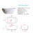 55″Solid Surface Matte Tub, Solid Surface Soaking Tub, Stone Resin Freestanding Bathtub, Thick Edge Stand Alone Tubs With Overflow, Pop-Up Drain, Matte White (Oval)