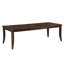 Table de salle à manger Bobby avec rallonge en bois de bouleau cerise 78-96 po
