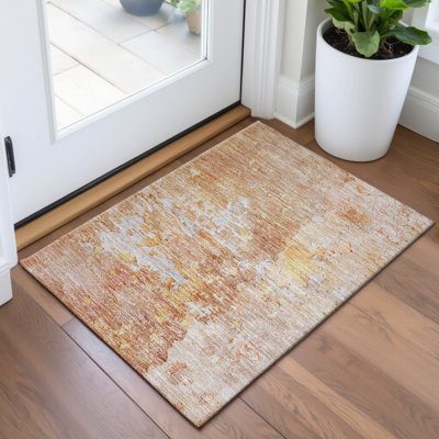 Premium Machine Washable Larock AMF1234 Abstract Rug