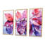 Rose et mauve, plantes tropicales, feuilles I - fuchsia, art mural-591097809-591097804