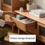 Crédence de rangement en bois massif l 78,74 po-113042831