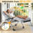 Oversized 33” Xxl Zero Gravity Chair 2Pcs Set, 500 Lbs Heavy Duty Reclining Patio Lounge Chair With Aluminum Alloy Lock, Detachable Cushion, Pillow & Large Cup Holder, Foldable Outdoor Chair-461484487