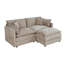 Canapé-lit en chenille moderne avec repose-pieds-1076184509-1076184506