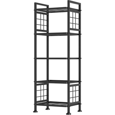 5-Wire Standing Storage Shelves, Metal Shelving Unit P...