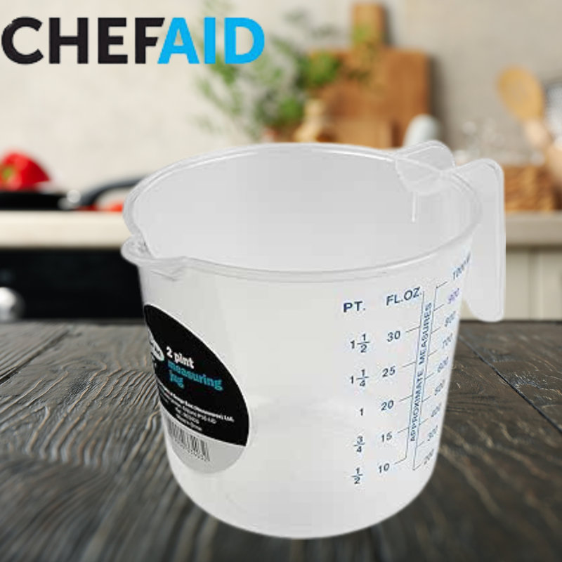 Chef Aid Plastic 2 Pint Measuring Jug