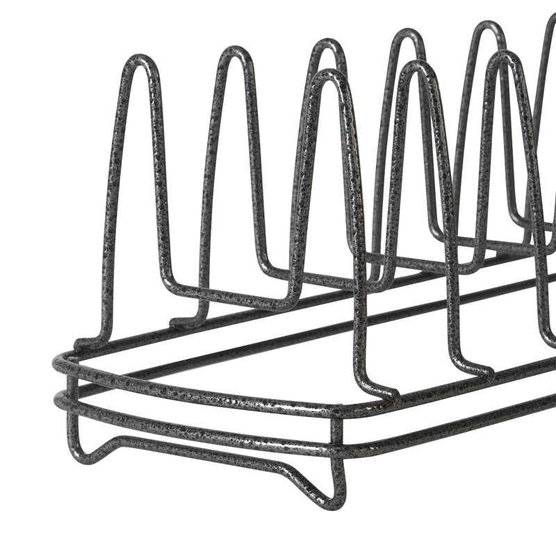 Speckled Lid Shelving Rack, Black