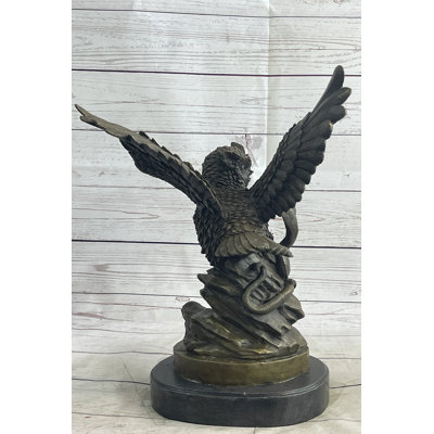 Sculpture Dionatta hibou et serpent